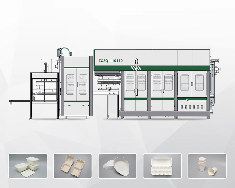 Fully Automatic Bagasse Plate Bowl Making Machine