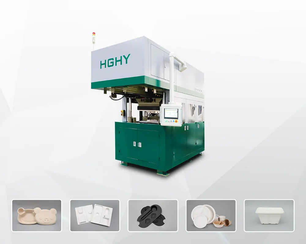Pulp Fiber Shaping Equipment Line & Molded Fiber Rotary Forming Equipment: A High Capacity for Sustainable Packaging 1 Molded Pulp Insert Machine